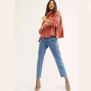 Free People Rose Icing sweater